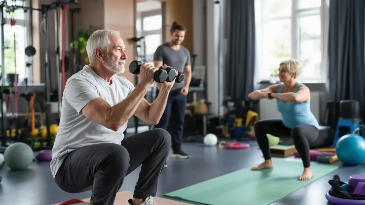 Entdecken Sie die effektivsten Kraftübungen für Senioren ab 60 Jahren laut der Europäischen Schule des Sports